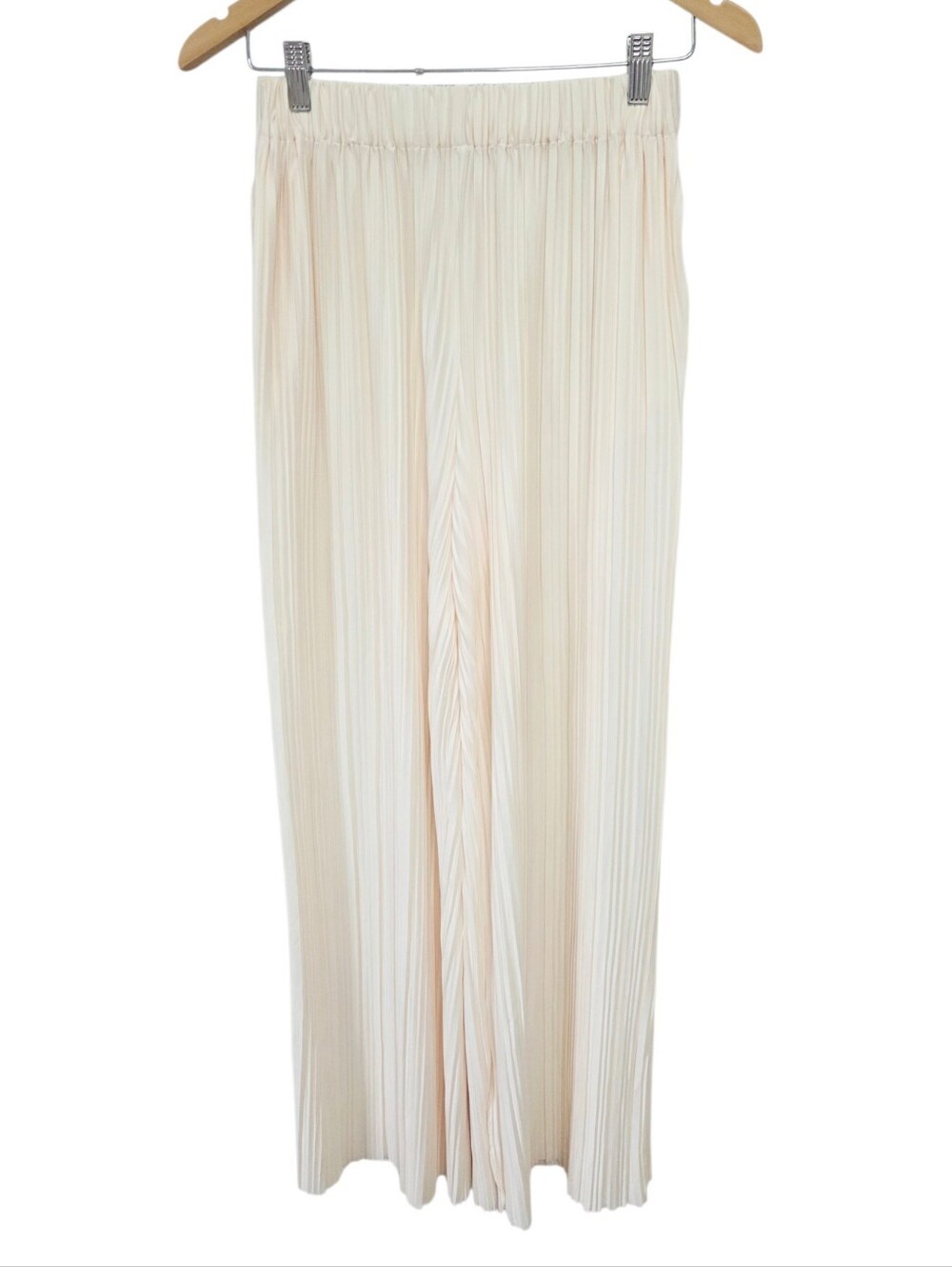 Commense Oversized Leisure Pleat Pocket Pants Off White Medium - Picture 3 of 9